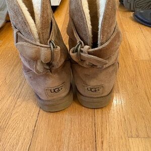 UGG Tan Suede Ankle Boots